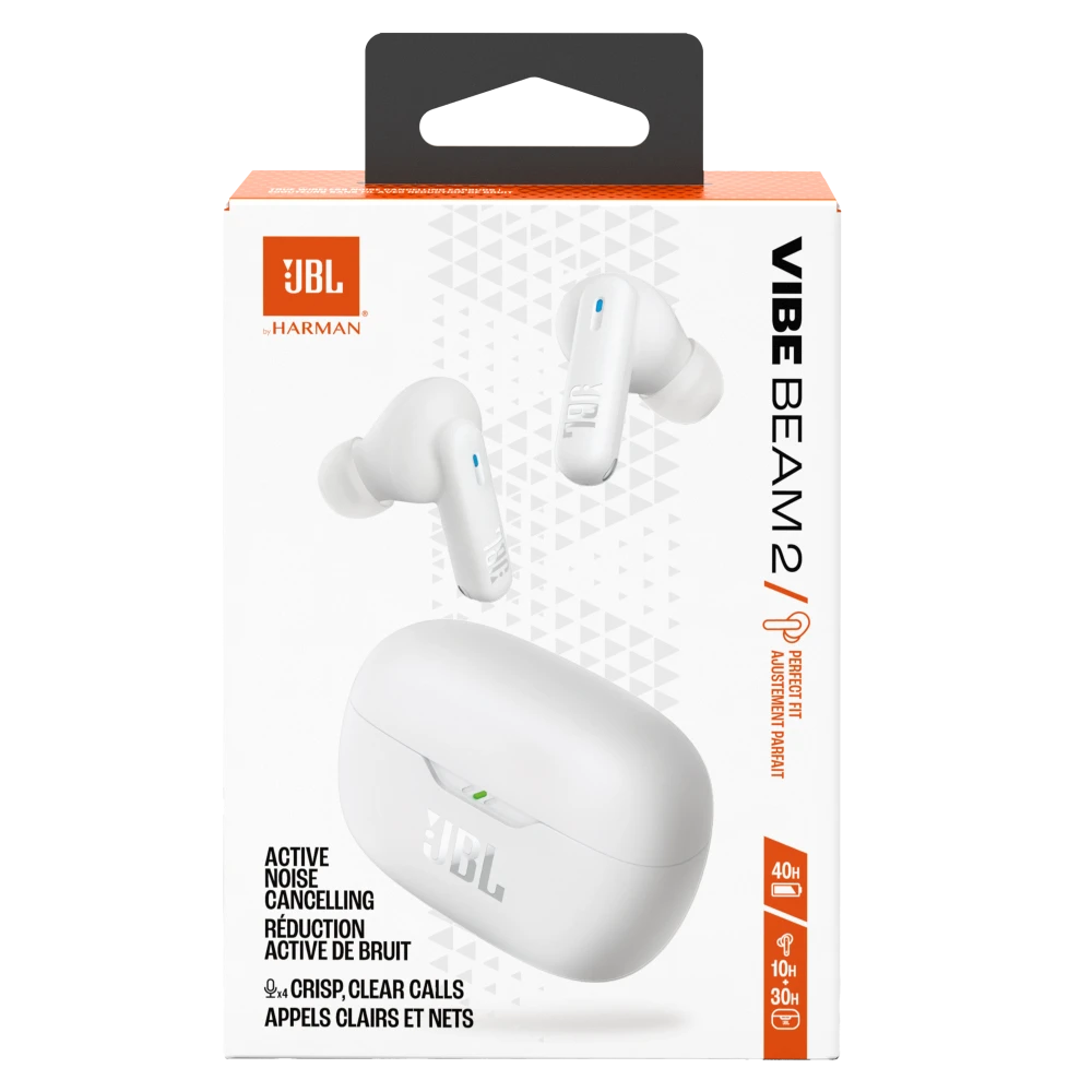 Jbl - Vibe Beam 2 True Wireless Earbuds - White