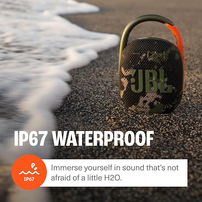 Jbl - Clip 4 Waterproof Bluetooth Speaker - Blue