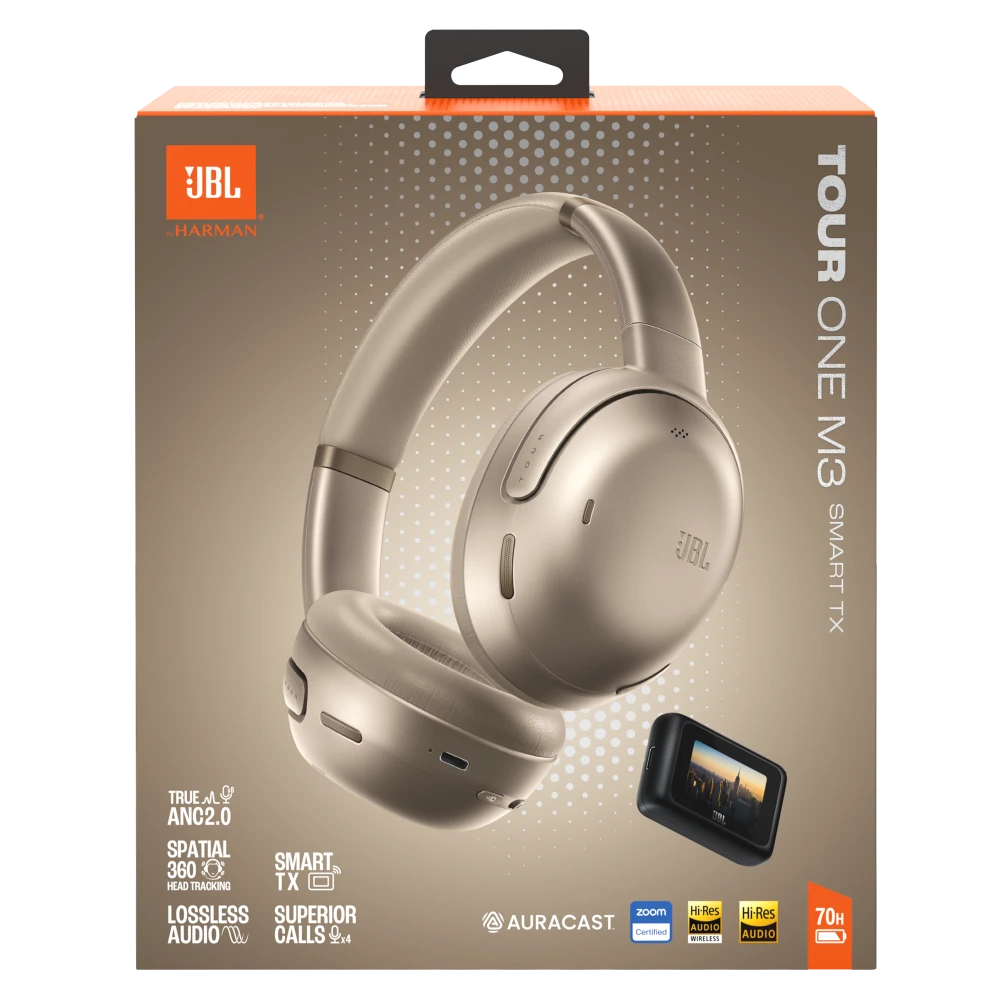 JBL Tour One M3 Smart TX Over-Ear Noise Cancelling Headphones - Mocha