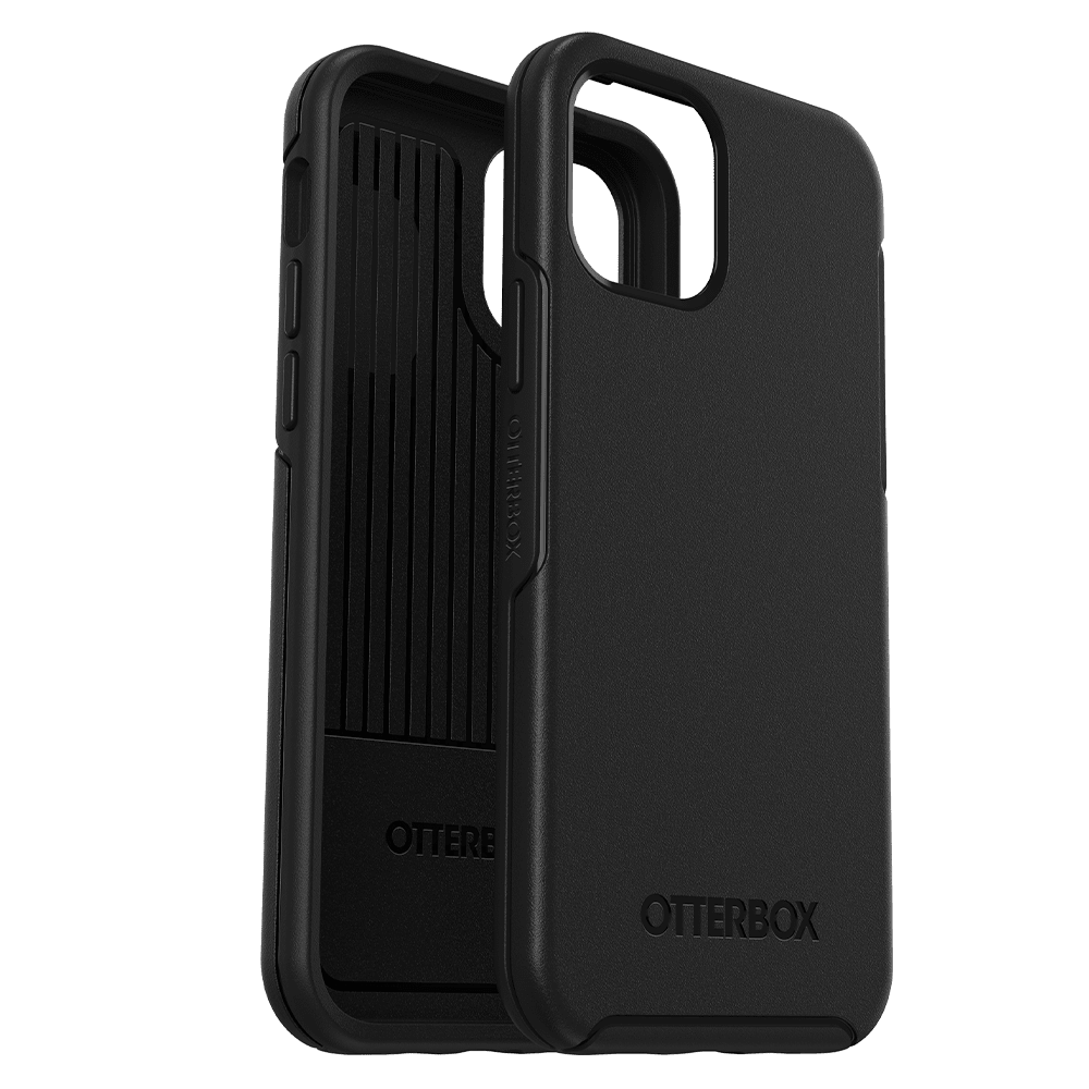 Otterbox - Symmetry Antimicrobial Case For Apple Iphone 12 / 12 Pro - Black
