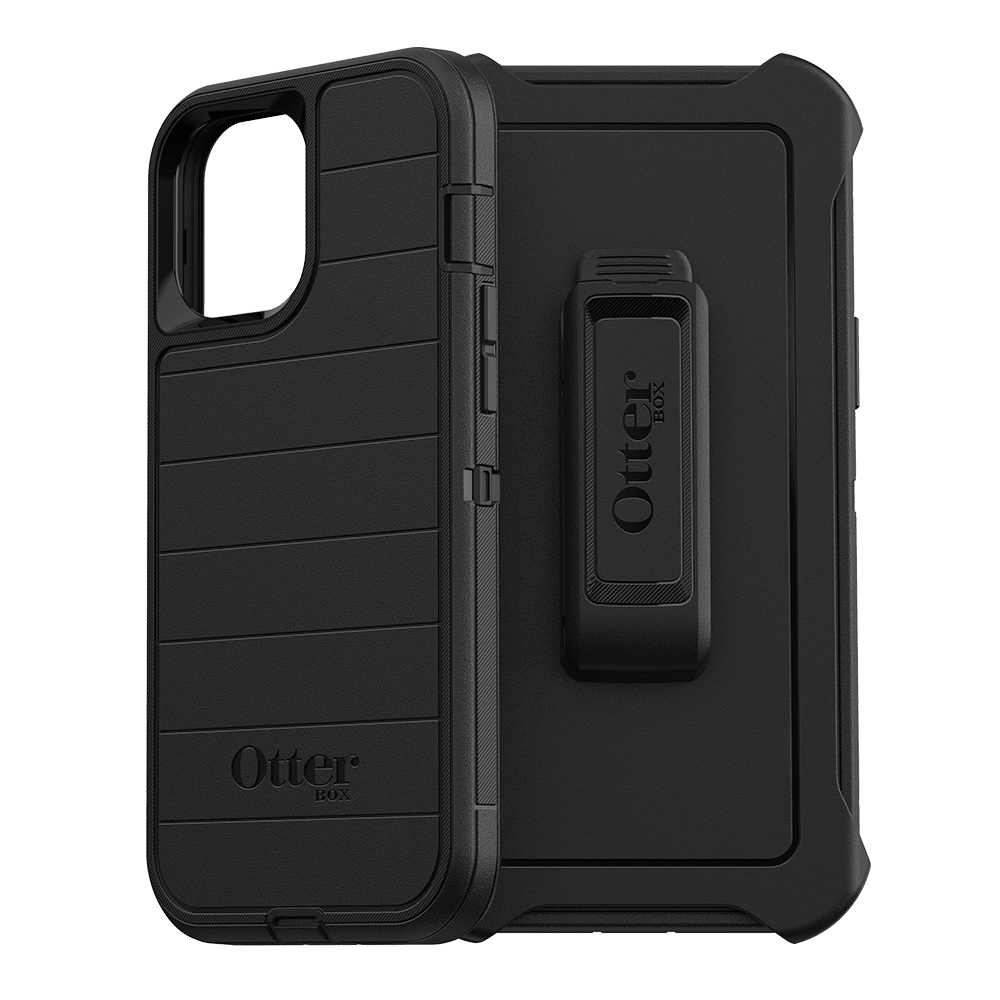 Otterbox - Defender Pro Case For Apple Iphone 12 Pro Max - Black