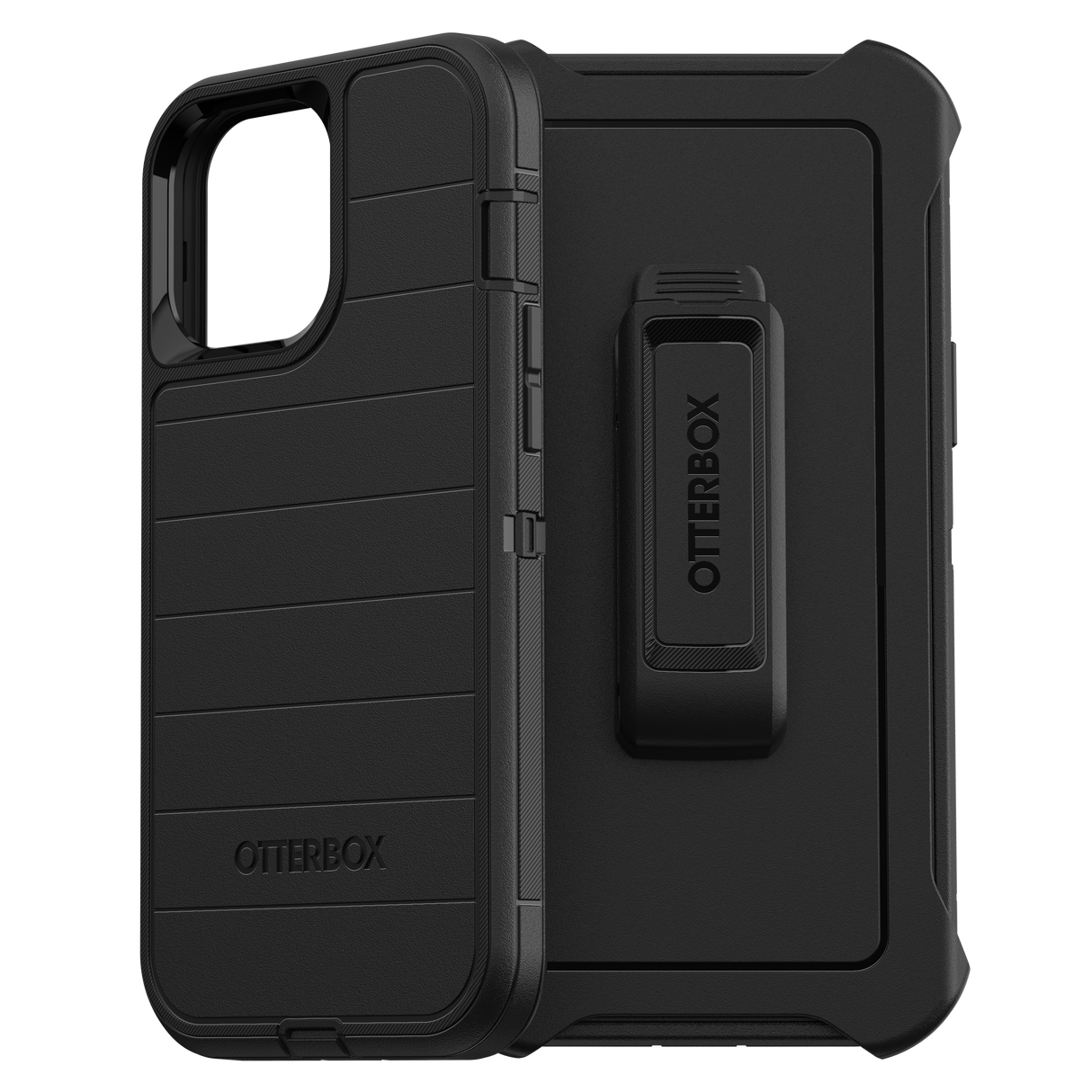 Otterbox - Defender Pro Case For Apple Iphone 13 Pro Max / 12 Pro Max - Black