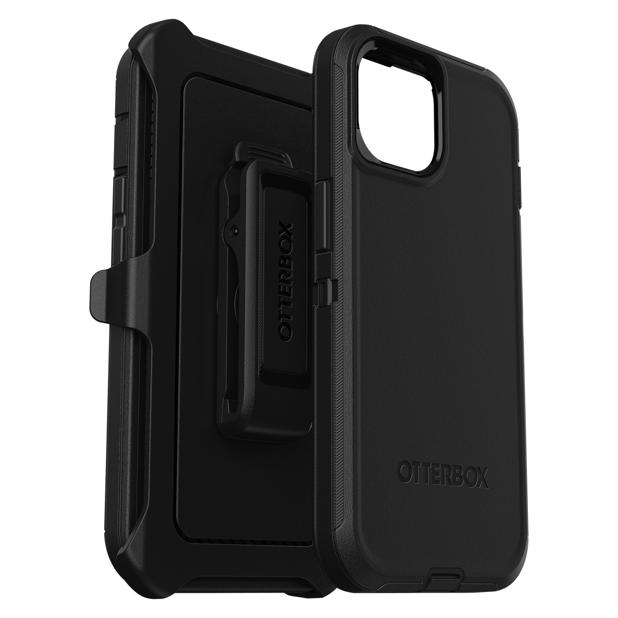 Otterbox - Defender Case For Apple Iphone 15 / Iphone 14 / Iphone 13 / Iphone 16e - Black