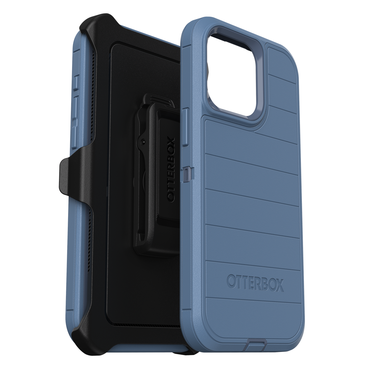 Otterbox - Defender Pro Case For Apple Iphone 15 Pro Max - Baby Blue Jeans