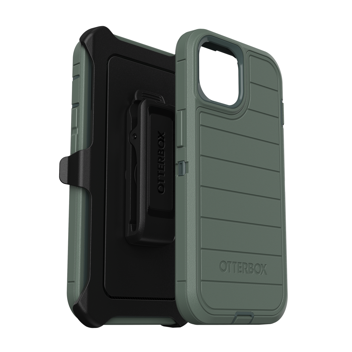 Otterbox - Defender Pro Case For Apple Iphone 15 / Iphone 14 / Iphone 13 / Iphone 16e - Forest Ranger
