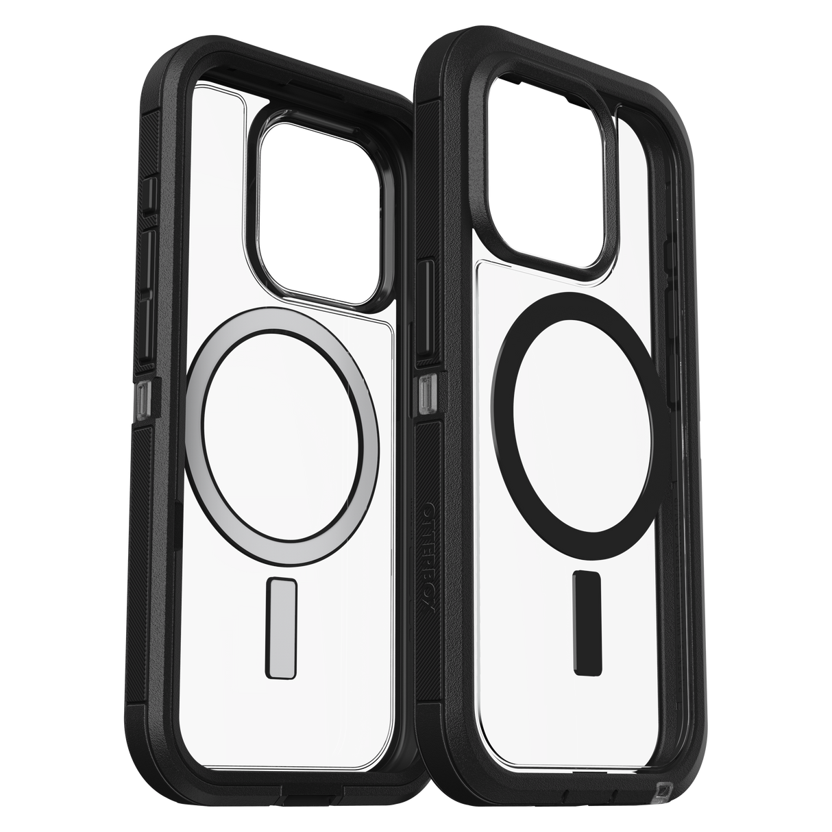 Otterbox - Defender Pro Xt Clear Magsafe Case For Apple Iphone 15 Pro - Dark Side