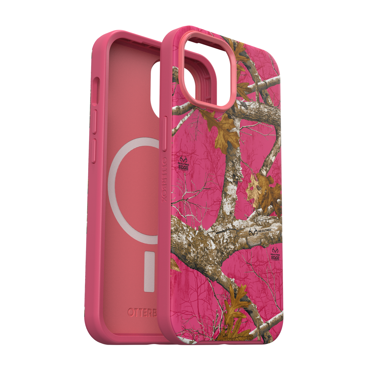 Otterbox - Symmetry Graphics Magsafe Case For Apple Iphone 15 / Iphone 14 / Iphone 13 - Flamingo Pink