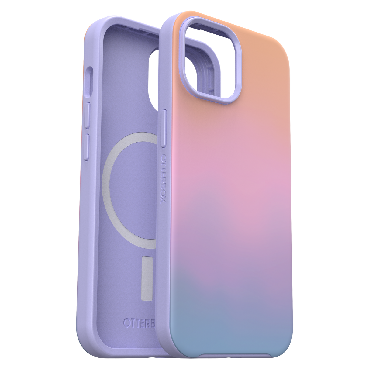 Otterbox - Symmetry Graphics Magsafe Case For Apple Iphone 15 / Iphone 14 / Iphone 13 / Iphone 16e - Soft Sunset