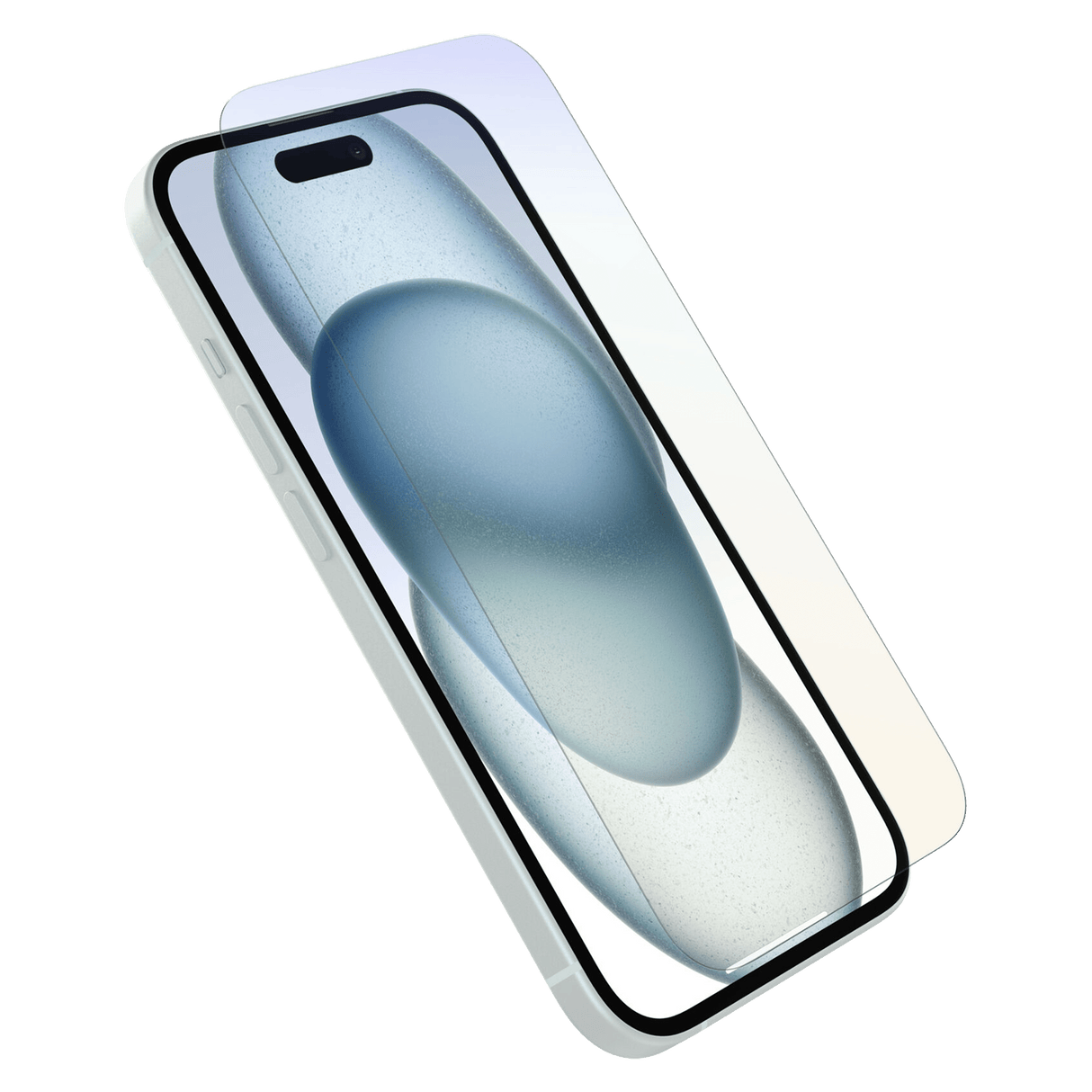 Otterbox - Premium Pro Glass Antimicrobial Blue Light Screen Protector For Apple Iphone 15 - Clear