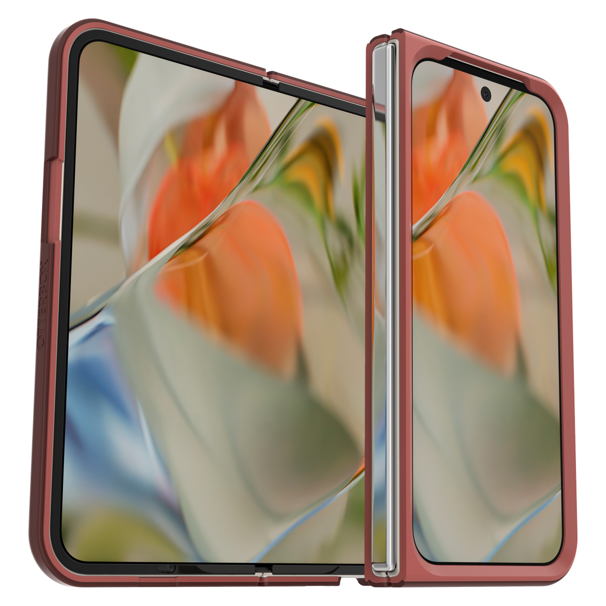 Otterbox - Thin Flex Case For Google Pixel 9 Pro Fold - Red Clay