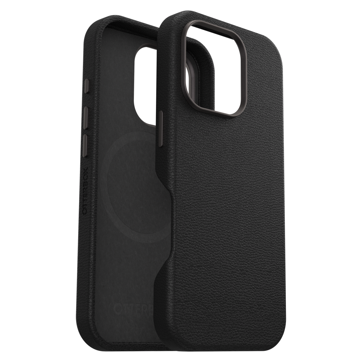 Otterbox - Symmetry Cactus Leather Magsafe Case For Apple Iphone 16 Pro - Noir Ash