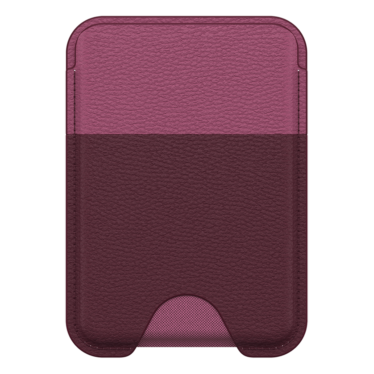 Otterbox - Symmetry Cactus Leather Magsafe Wallet - Maroon Bells