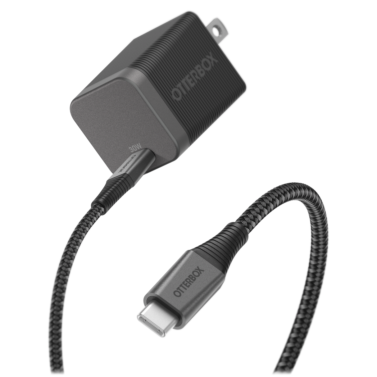 Otterbox - Premium Pro Usb C To Usb C Wall Charging Kit 30w - Nightshade