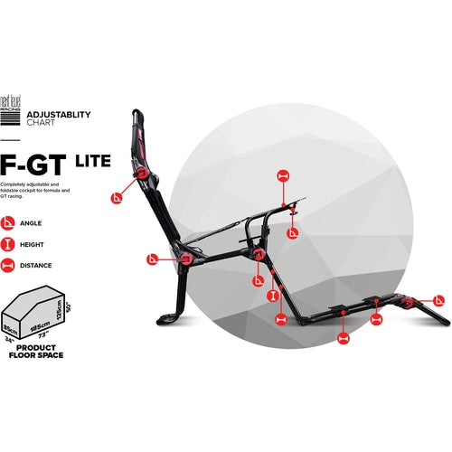 Next Level Racing F-GT LITE Simulator Cockpit - Fabric