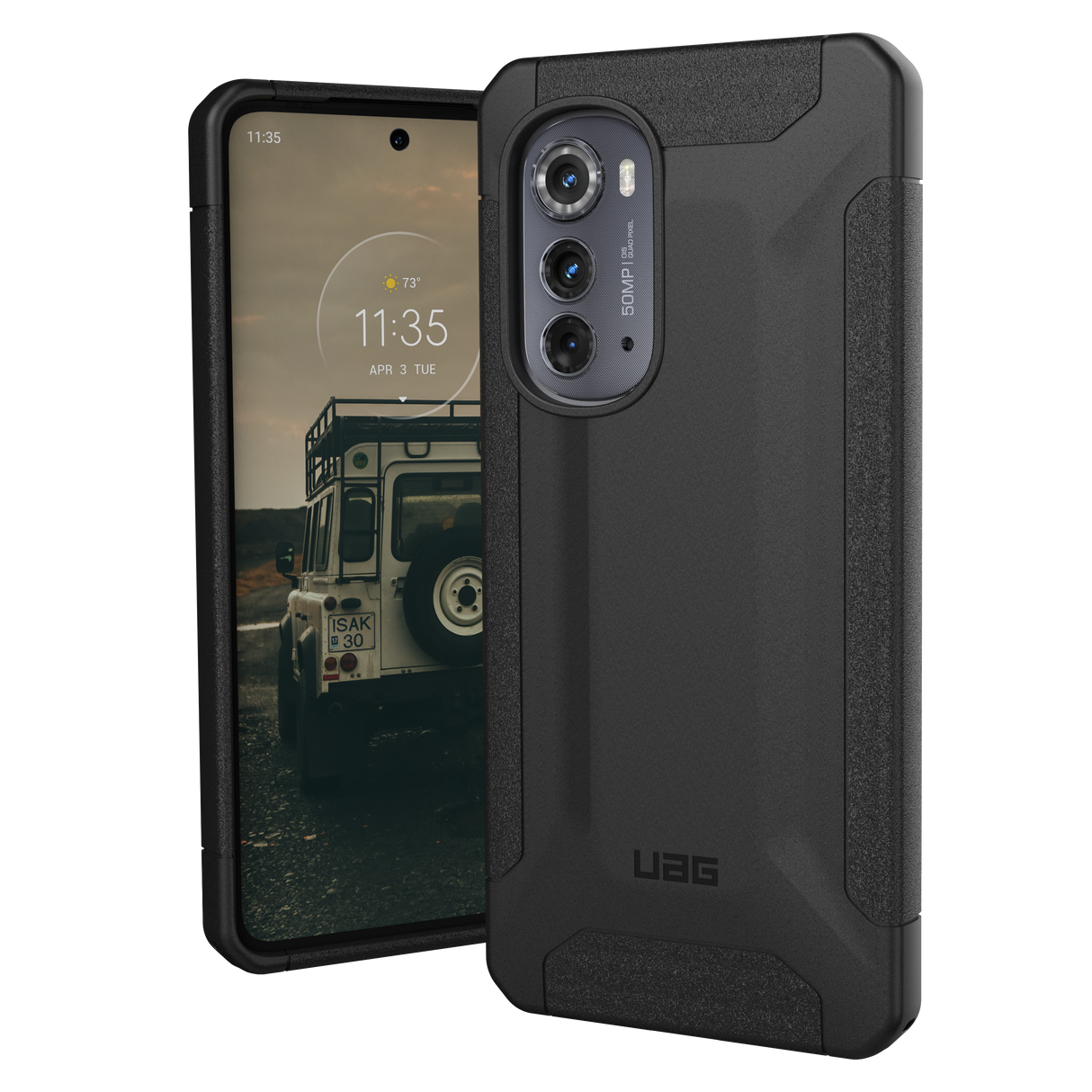 Urban Armor Gear Uag - Scout Case For Motorola Moto Edge 2022 - Black