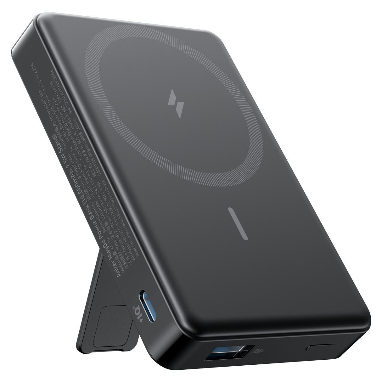 Anker - Maggo Power Bank With Stand 10000 Mah 7.5w - Black