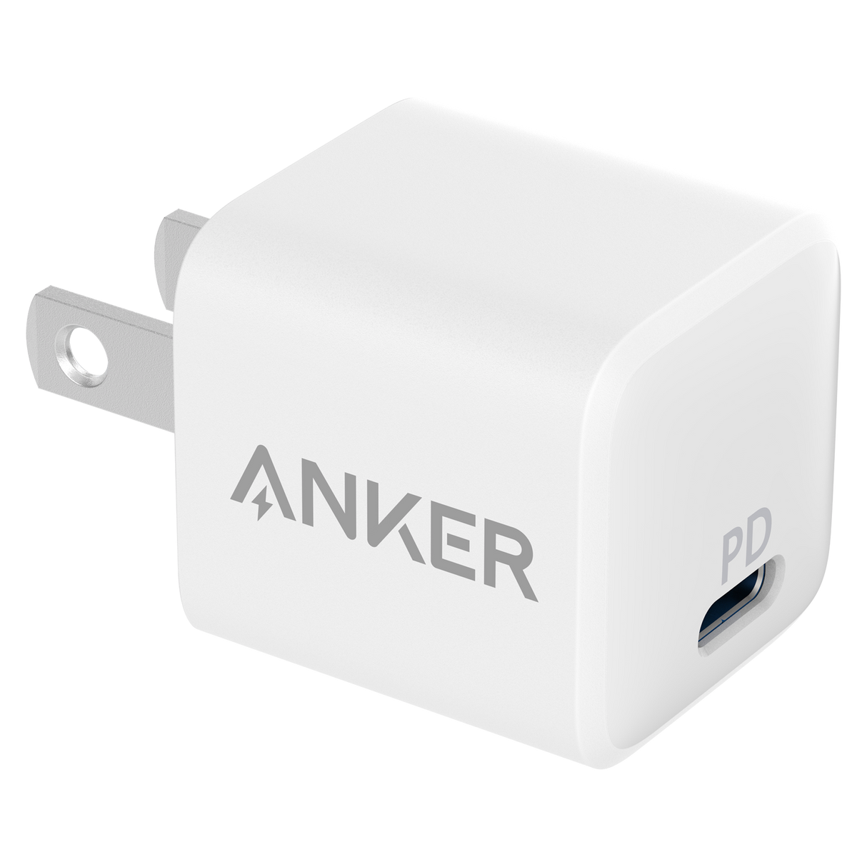Anker - Powerport 3 Nano Usb C Wall Charger 20w - White