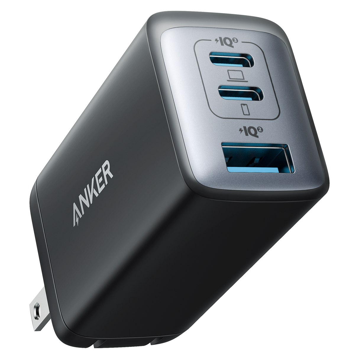 Anker - Powerport 3 3 Port Wall Charger 65w - Black