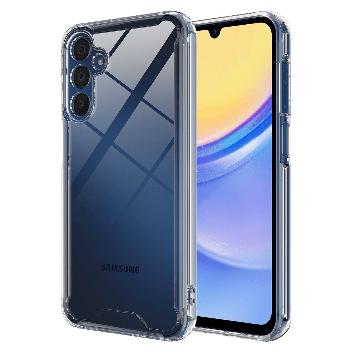 Ampd - Tpu / Acrylic Crystal Clear Case For Samsung Galaxy A15 5g - Clear