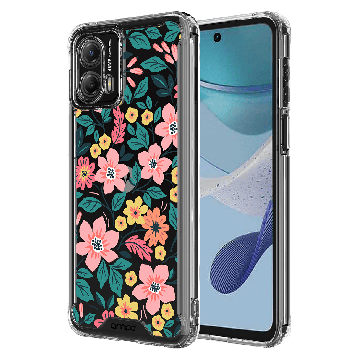Ampd - Tpu / Acrylic Hd Print Case For Motorola Moto G 5g 2023 - Wildflower