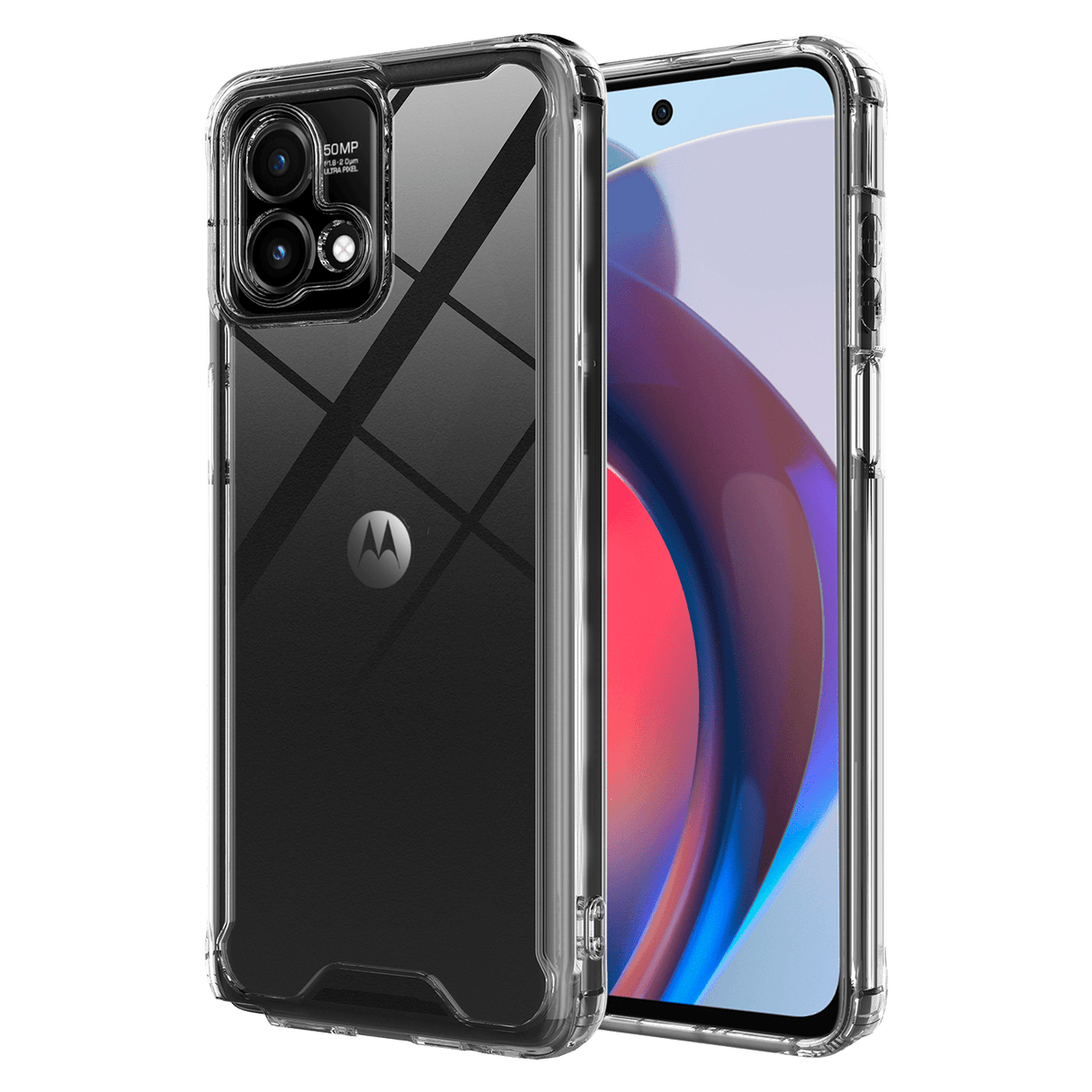 Ampd - Tpu / Acrylic Crystal Clear Case For Motorola Moto G Stylus 5g 2023 / Moto G Stylus 2023 - Clear