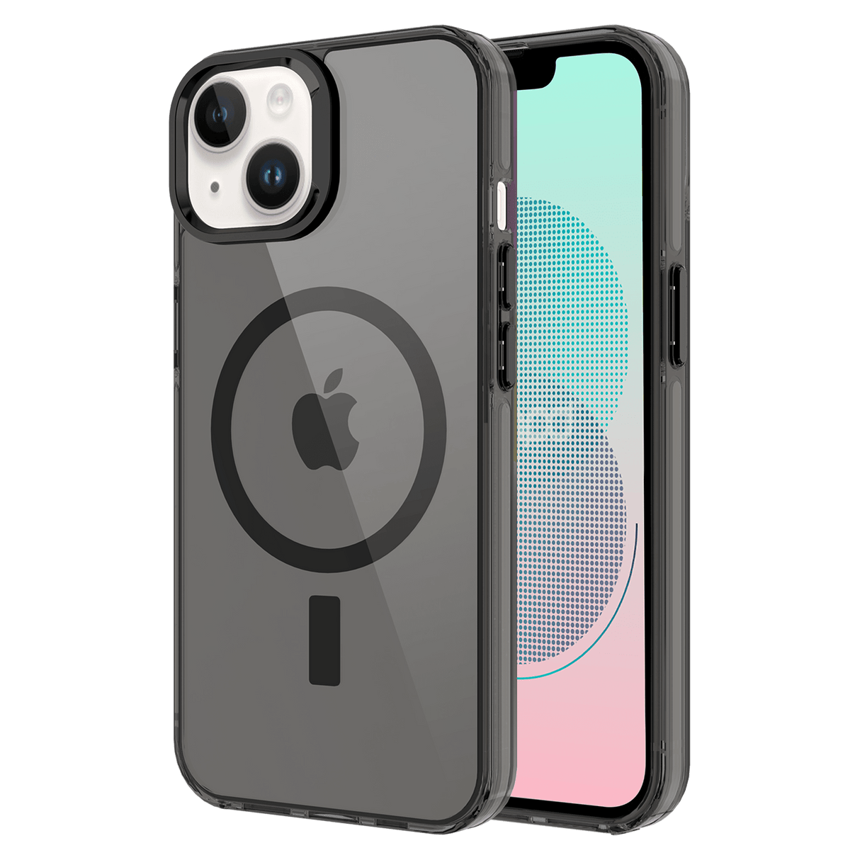 Ampd - Tpu / Acrylic Drop Magsafe Case For Apple Iphone 13 - Grey