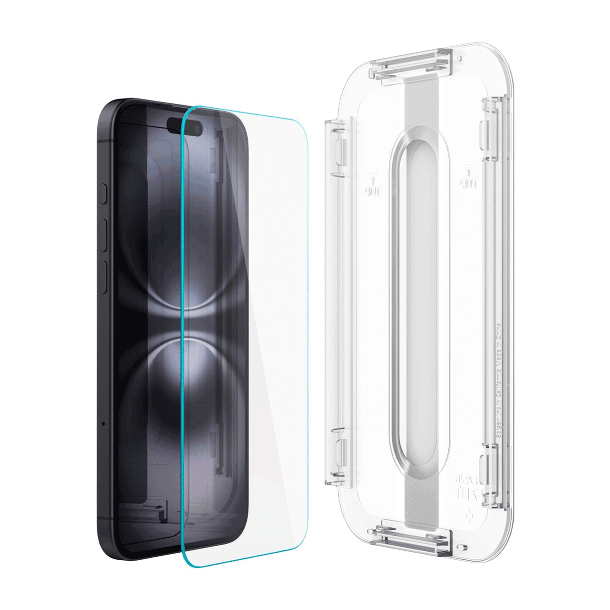 Spigen - Glas.tr Ez Fit Glass Screen Protector For Apple Iphone 16 Pro Max - Clear