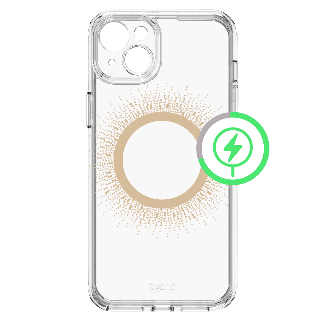 Avana - Aura Magsafe Case For Apple Iphone 15 / Iphone 14 / Iphone 13 / Iphone 16e - Gold