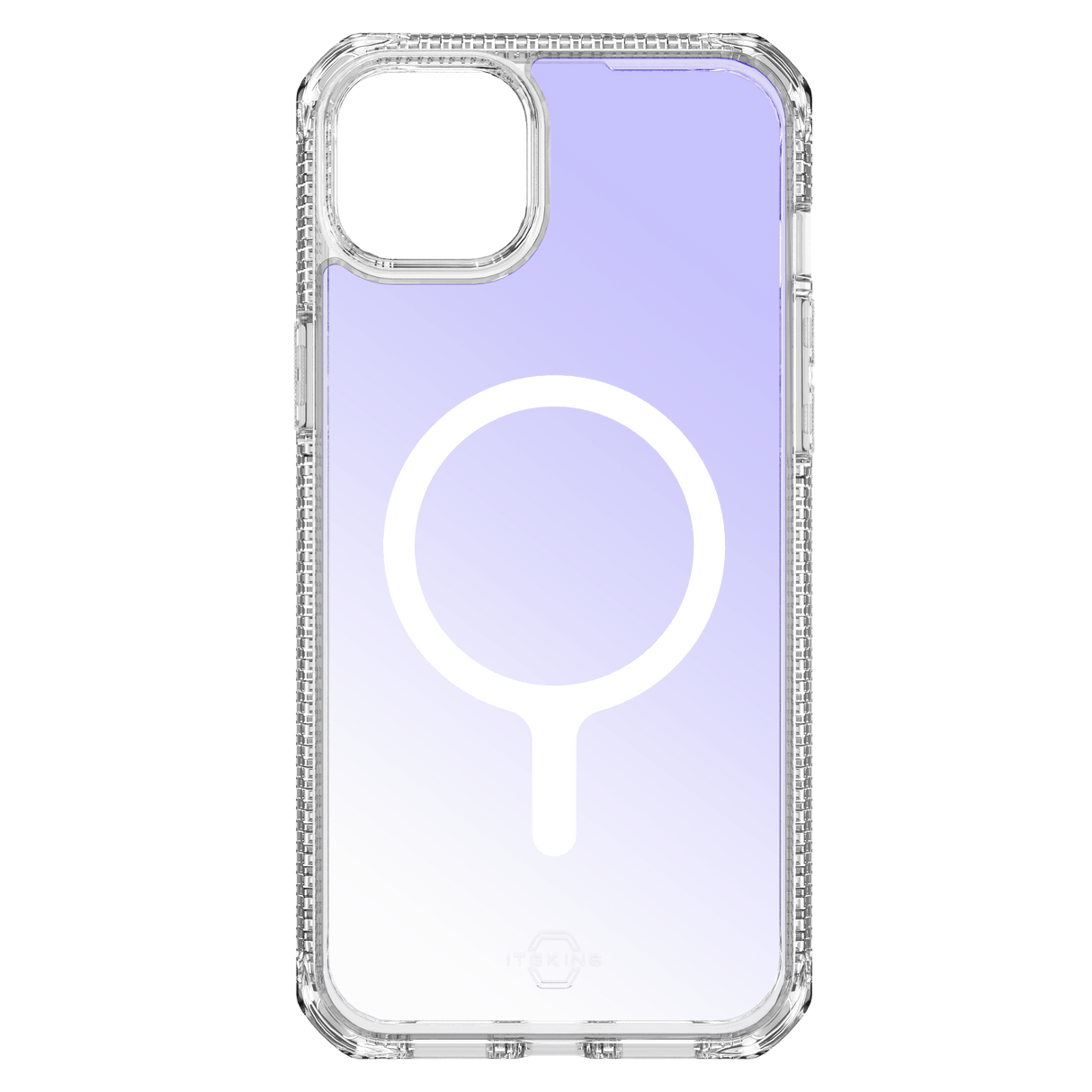 Itskins - Hybridr Iridescent Magsafe Case For Apple Iphone 15 / Iphone 14 / Iphone 13 - Iridescent Violet