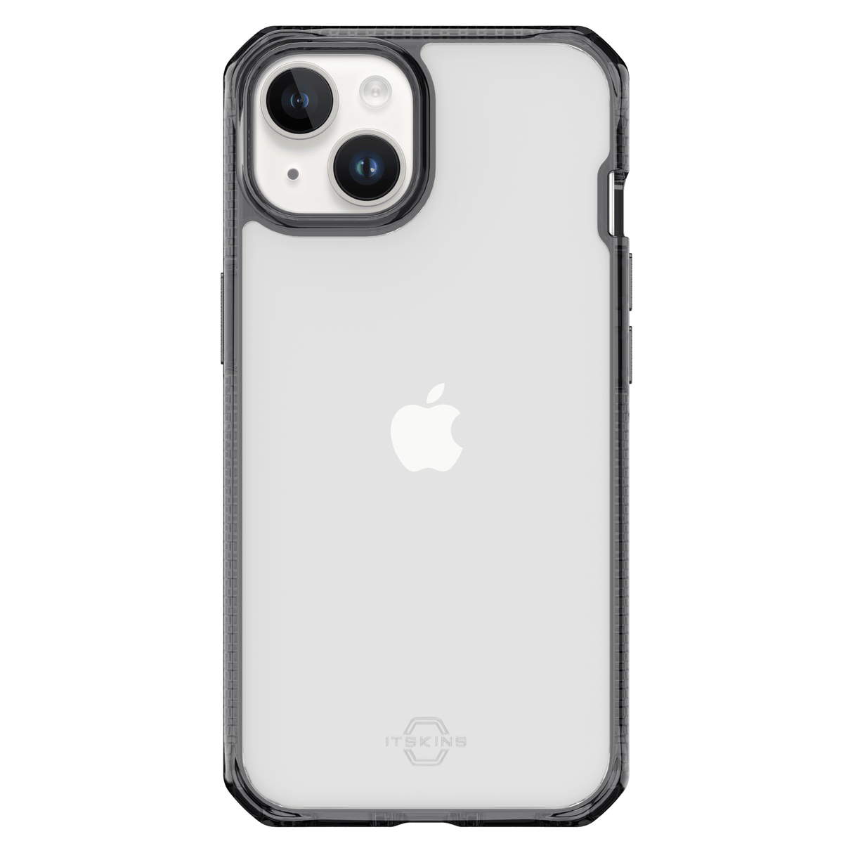 Itskins - Hybridr Clear Case For Apple Iphone 15 Plus / Iphone 14 Plus - Black And Transparent