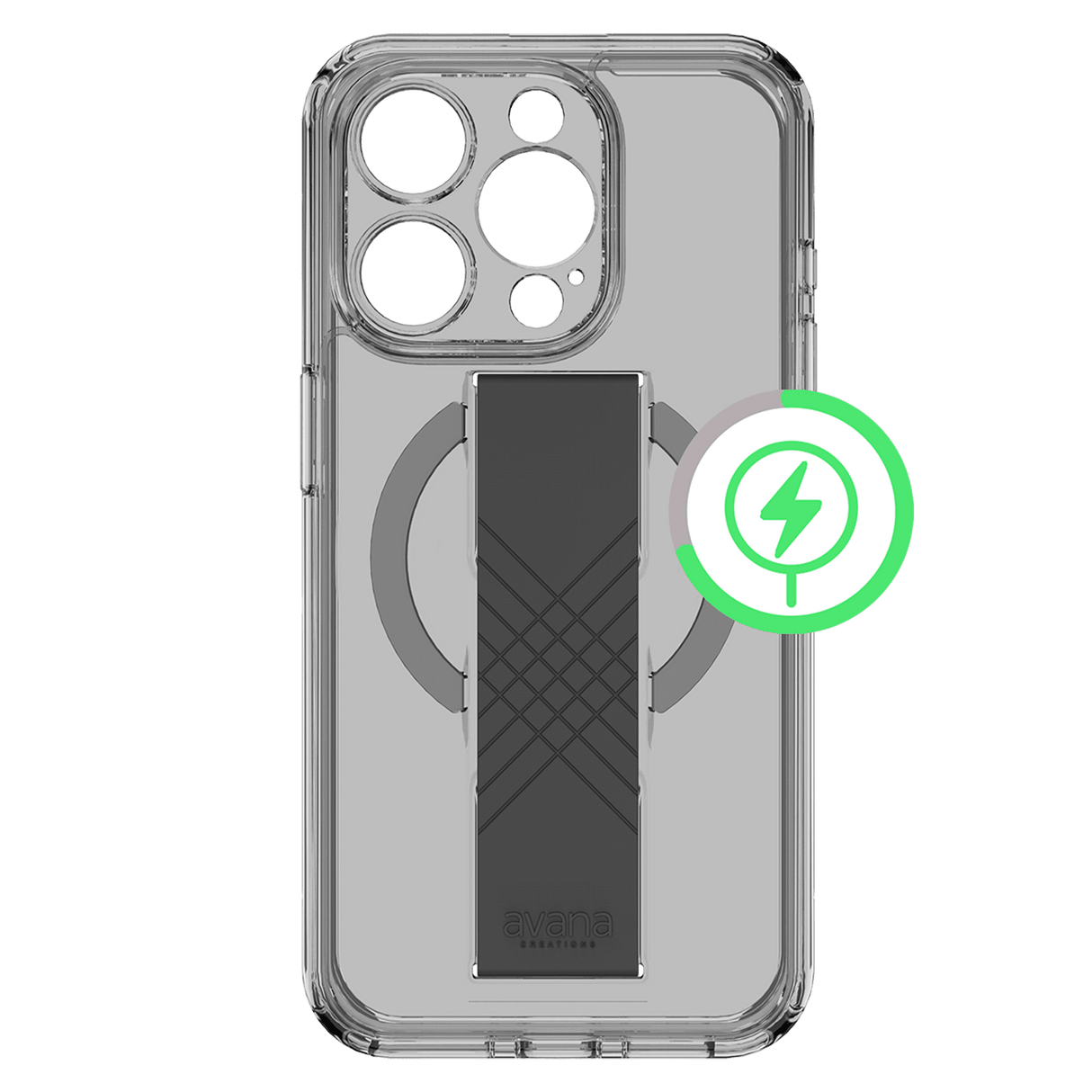 Avana - Grip-it Magsafe Case For Apple Iphone 15 Pro Max - Ash