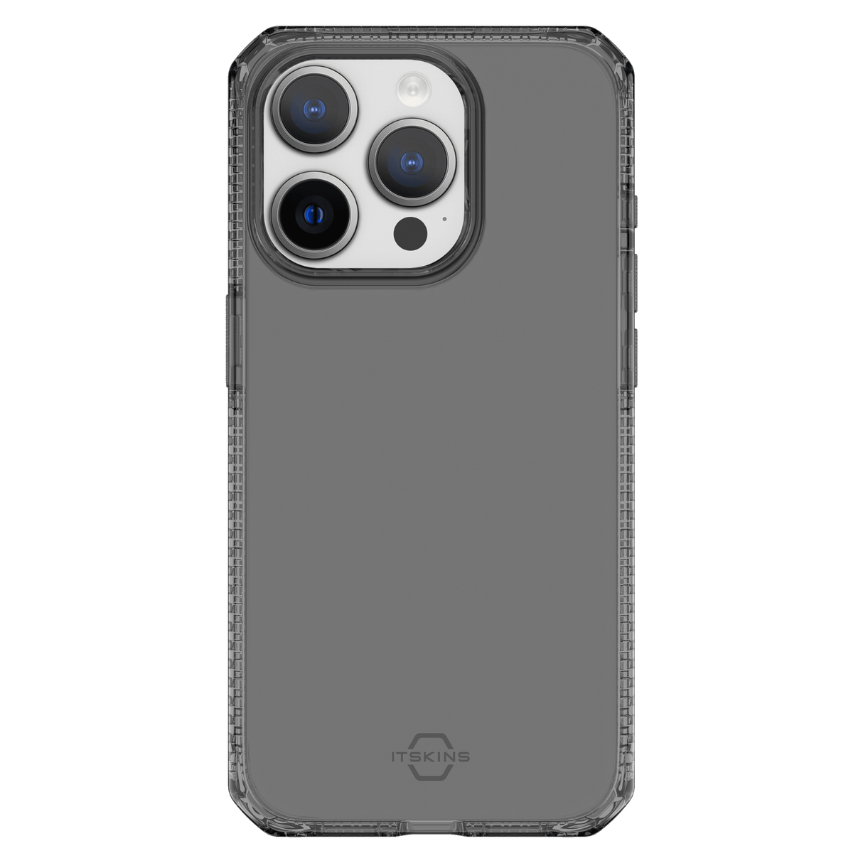 Itskins - Spectrumr Clear Case For Apple Iphone 15 Pro Max - Smoke