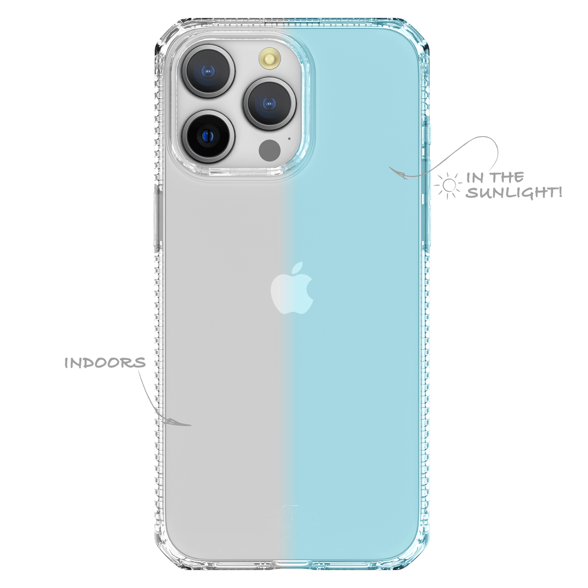 Itskins - Spectrumr Mood Case For Apple Iphone 15 Pro Max - Light Blue