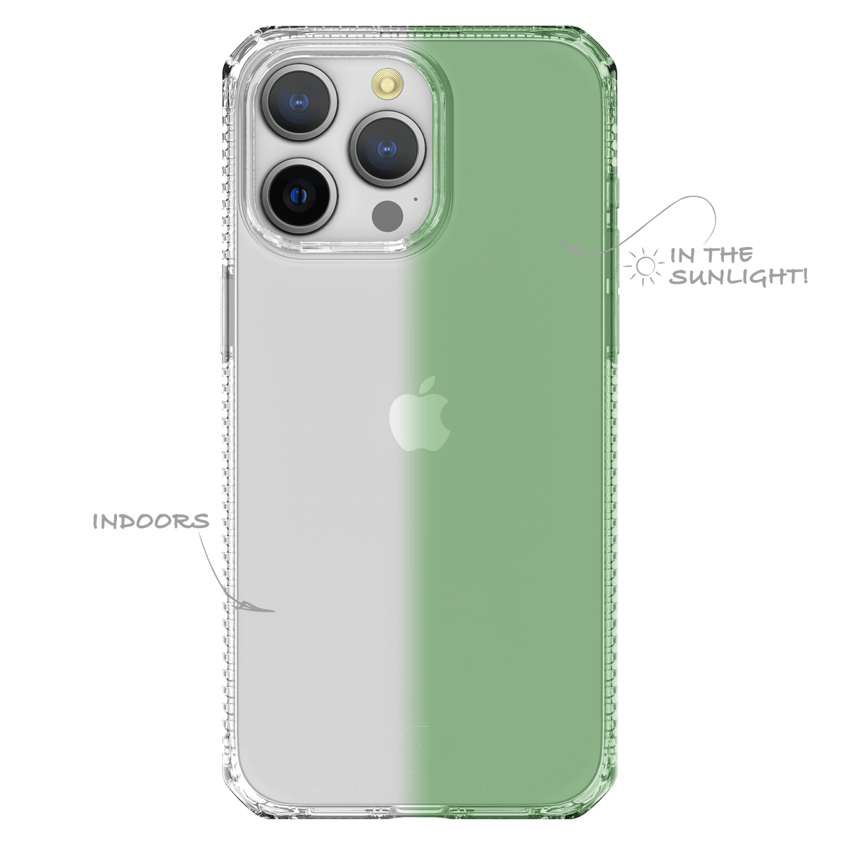 Itskins - Spectrumr Mood Case For Apple Iphone 15 Pro Max - Light Green