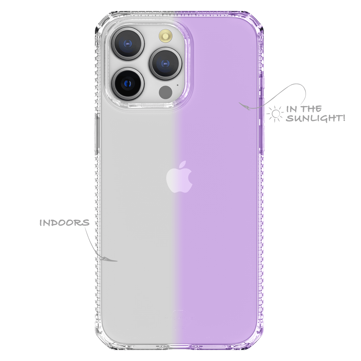 Itskins - Spectrumr Mood Case For Apple Iphone 15 Pro Max - Light Purple