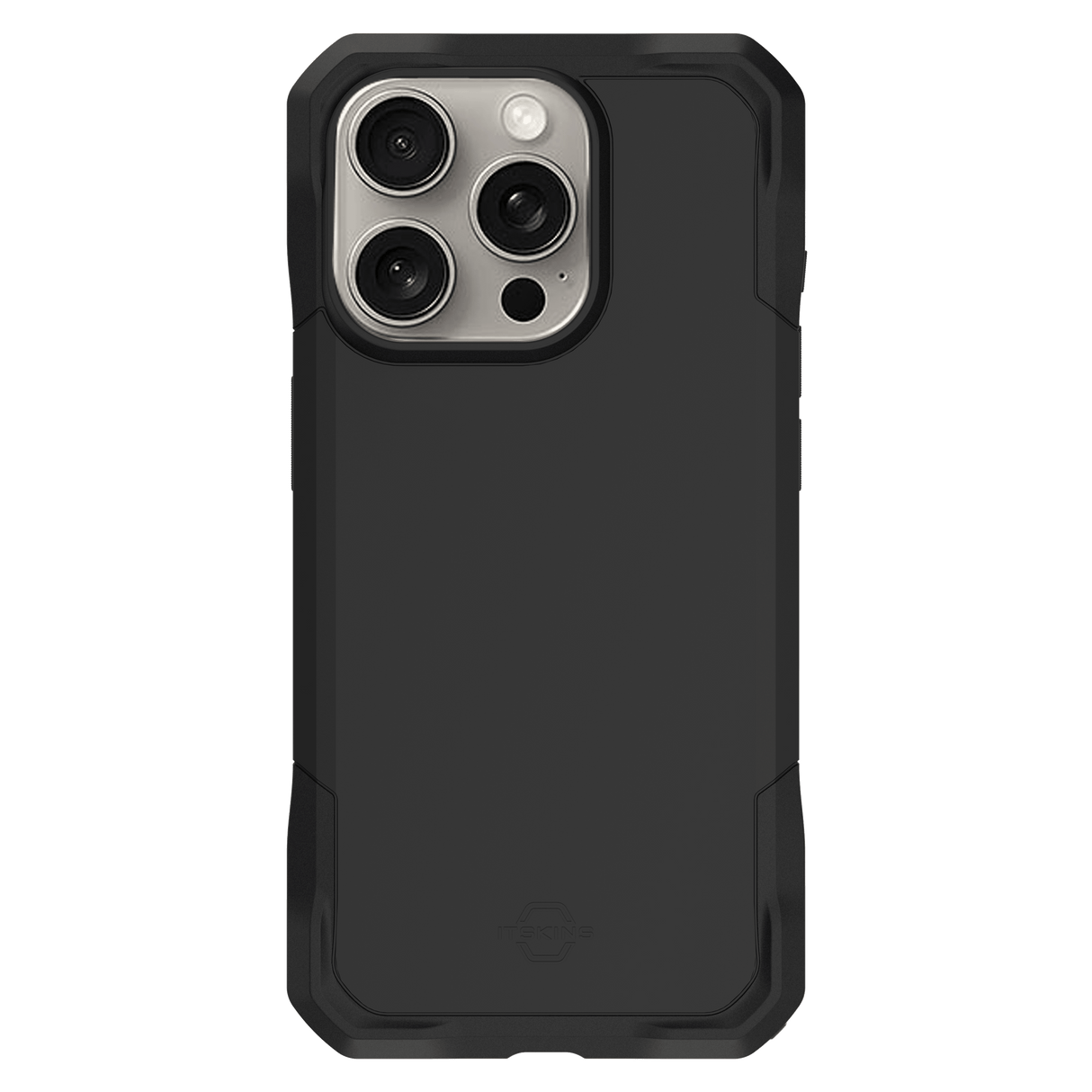 Itskins - Spectrumr Armor Case For Apple Iphone 15 Pro - Black