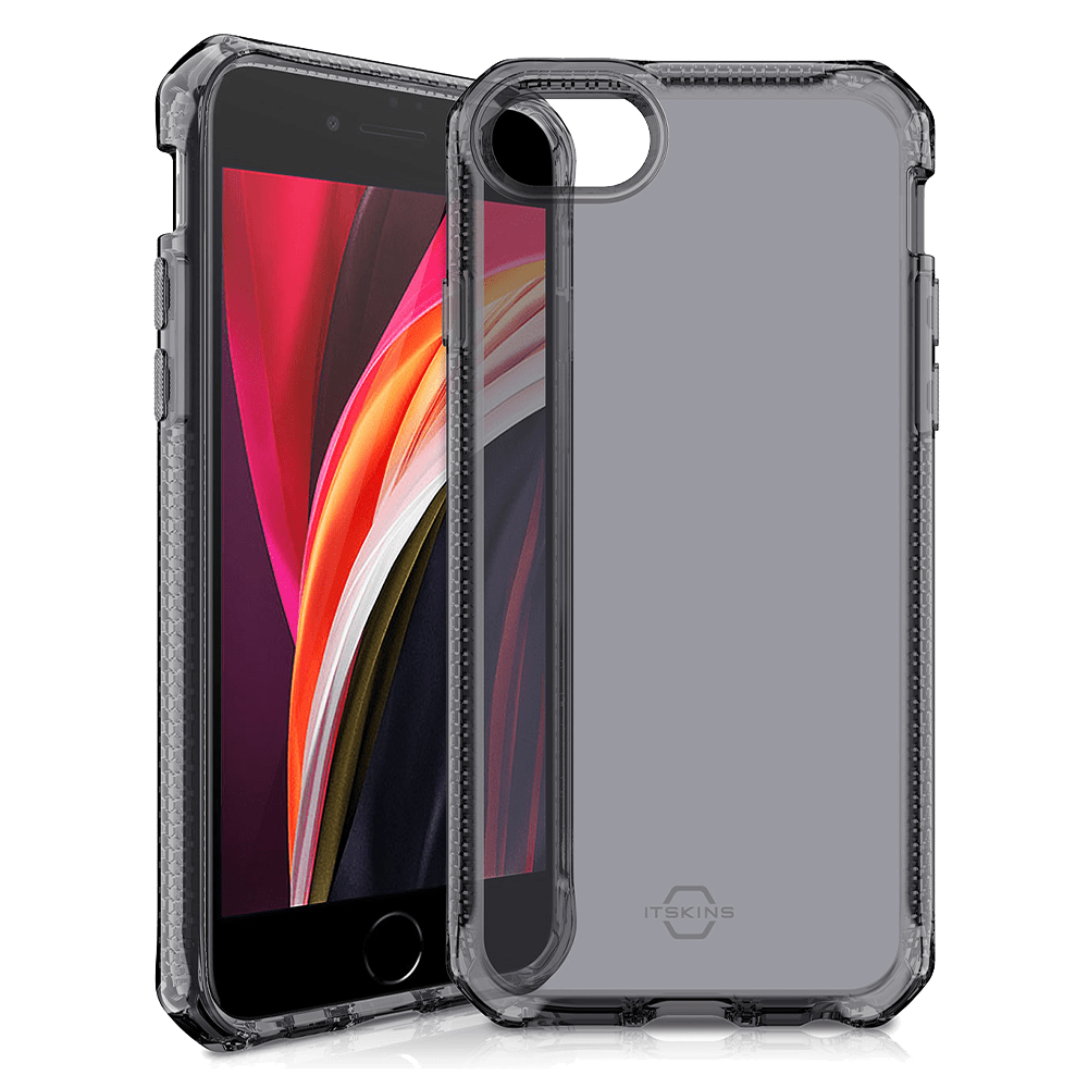 Itskins - Spectrum Clear Case For Apple Iphone Se 2022 / Se 2020 / 8 / 7 / 6s / 6 - Smoke