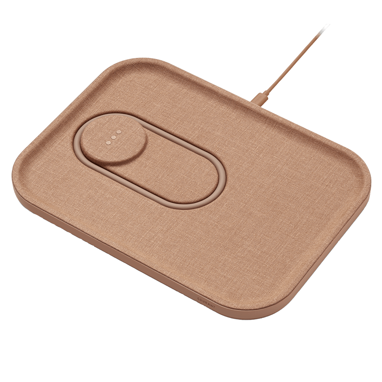 Courant - Mag3 Essentials Wireless Magsafe Charging Pad - Camel