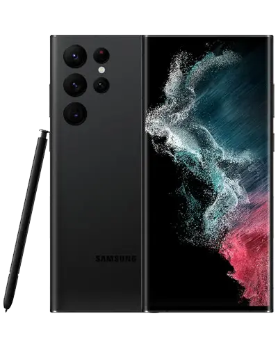 Samsung Galaxy S22 Ultra Unlocked, Display: 6.80" Dynamic AMOLED 2X, 120Hz, HDR10+, 1750 nits (peak), 1440x3088px resolution, 19.3:9 aspect ratio, 500ppi; Always-on display Samsung