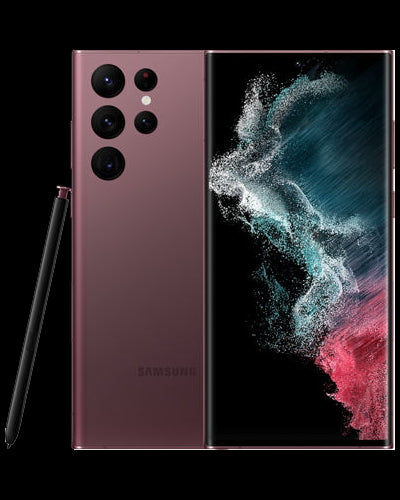 Samsung Galaxy S22 Ultra Unlocked, Display: 6.80" Dynamic AMOLED 2X, 120Hz, HDR10+, 1750 nits (peak), 1440x3088px resolution, 19.3:9 aspect ratio, 500ppi; Always-on display