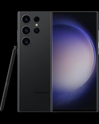 Samsung Galaxy S23 Ultra Unlocked, Display: 6.80" Dynamic AMOLED 2X, 120Hz, HDR10+, 1750 nits (peak), 1440x3088px resolution, 19.3:9 aspect ratio, 501ppi; Always-on display