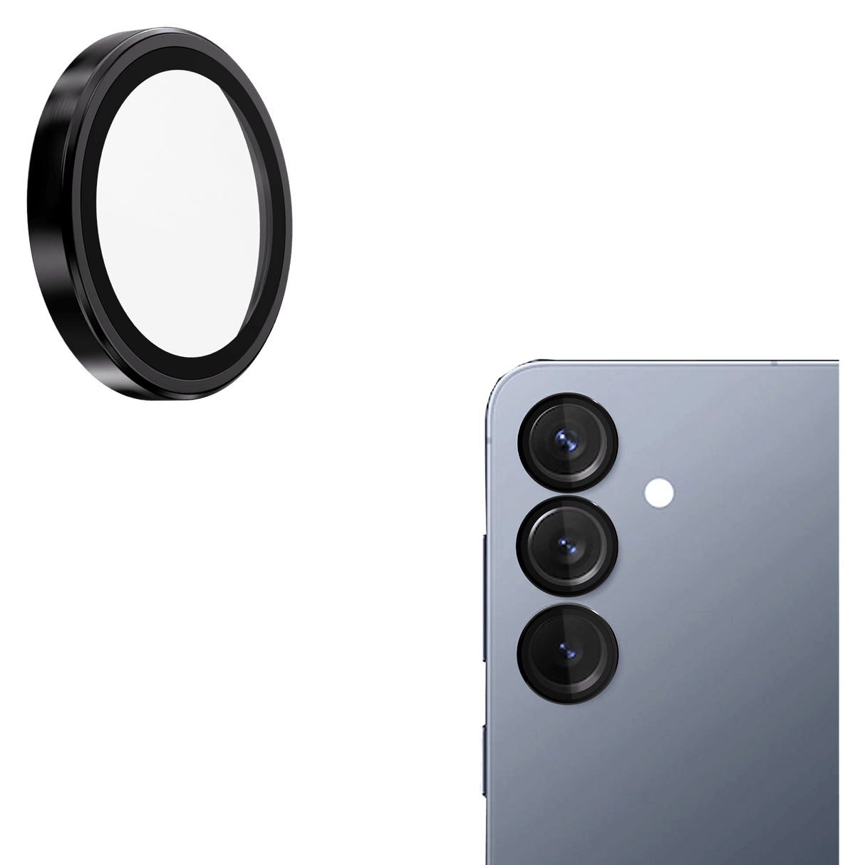 Gadget Guard - Camera Lens Protector For Samsung Galaxy S25 - Black