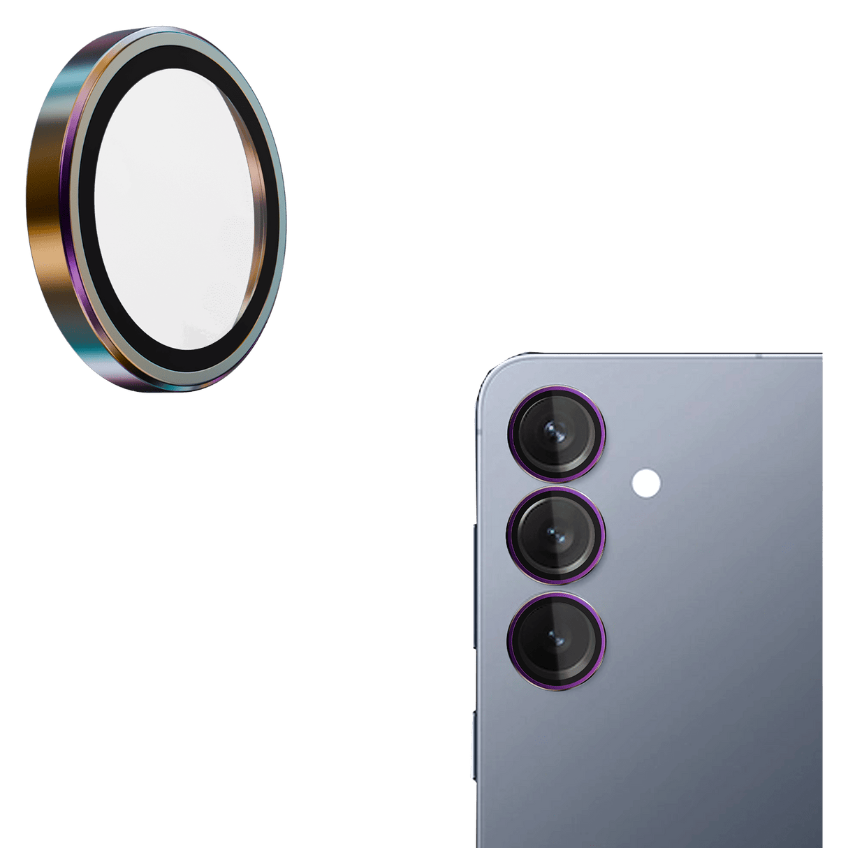 Gadget Guard - Camera Lens Protector For Samsung Galaxy S25 Plus - Iridescent