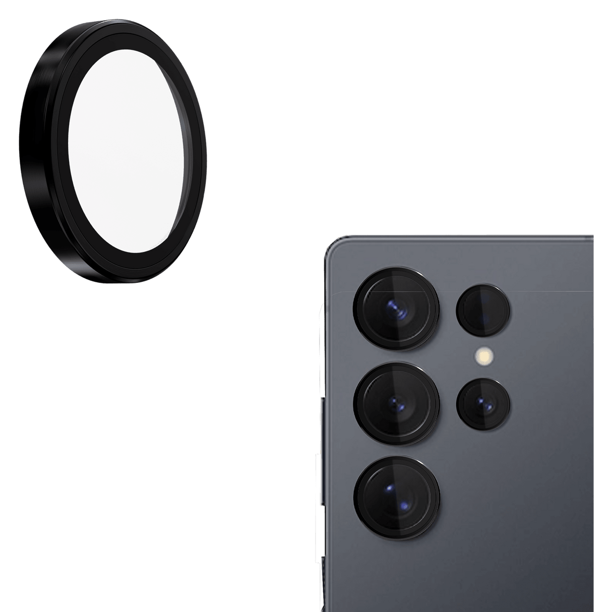 Gadget Guard - Camera Lens Protector For Samsung Galaxy S25 Ultra - Black