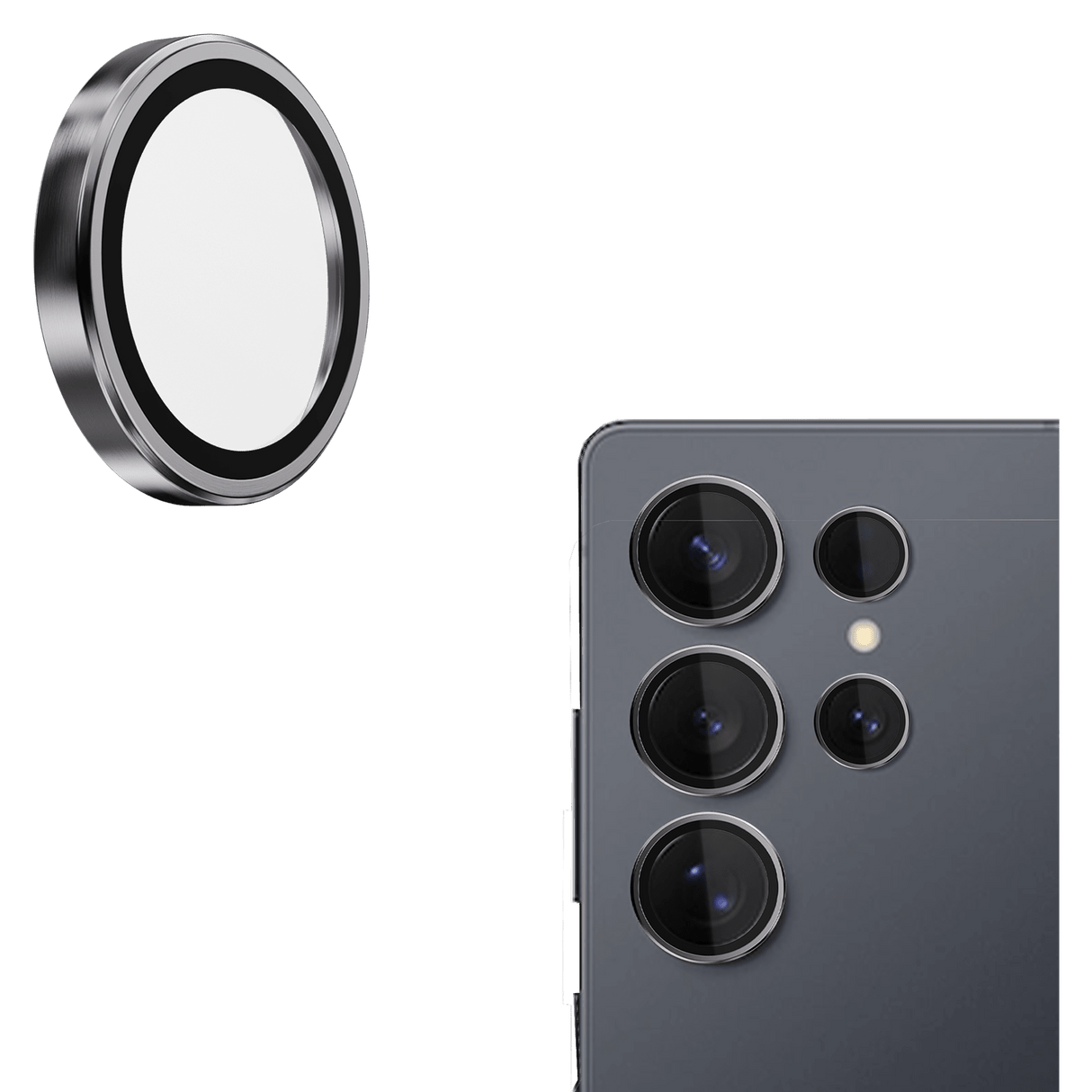 Gadget Guard - Camera Lens Protector For Samsung Galaxy S25 Ultra - Silver