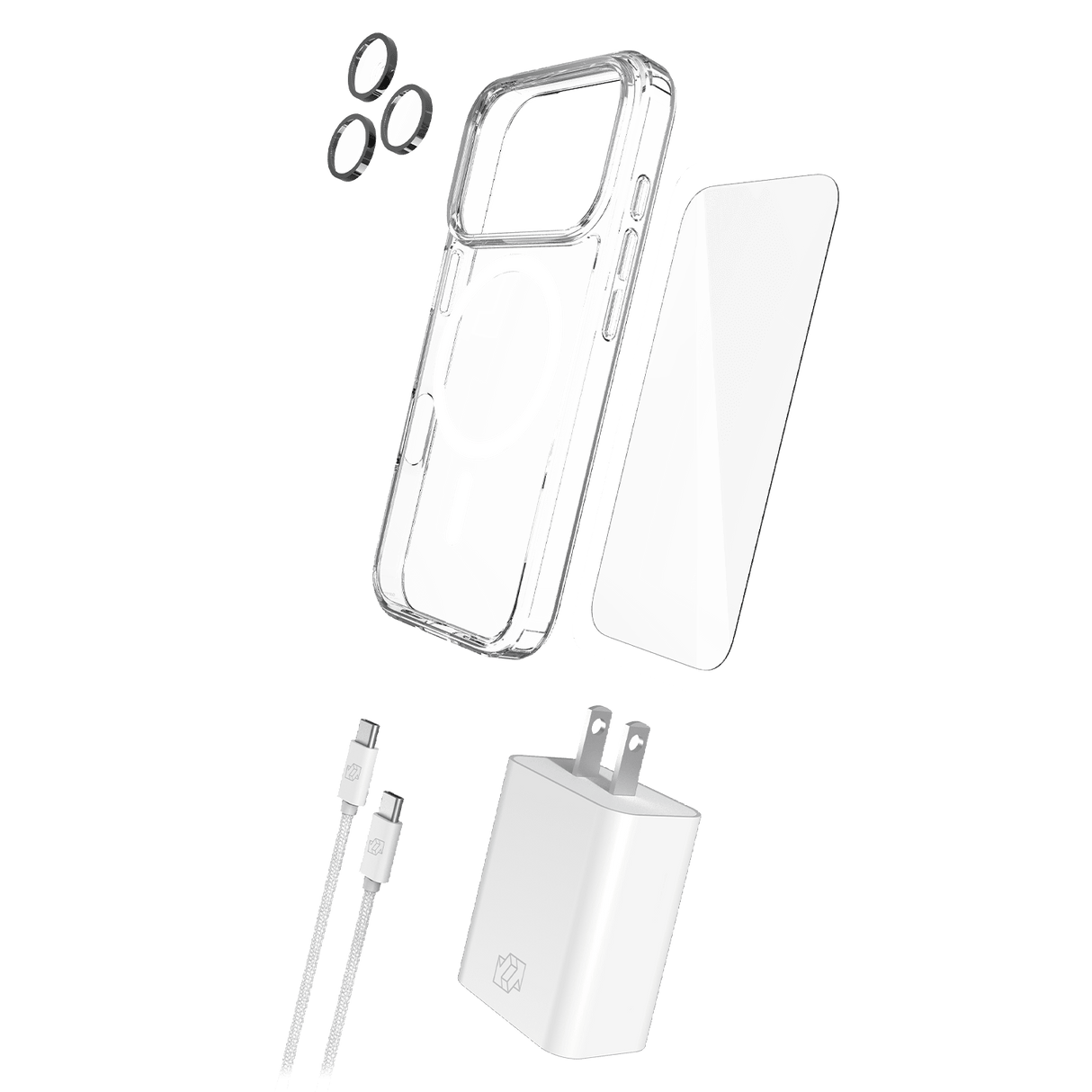 Gadget Guard 5-in-1 Bundle for iPhone 17 Pro Max with MagSafe Case, Lens & Screen Protectors, 30W Charging Block, and 6ft Cable