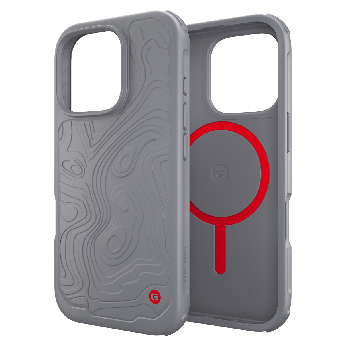 Gadget Guard - Trek Magsafe Case With G-form Protection For Apple Iphone 16 Pro - Anthracite