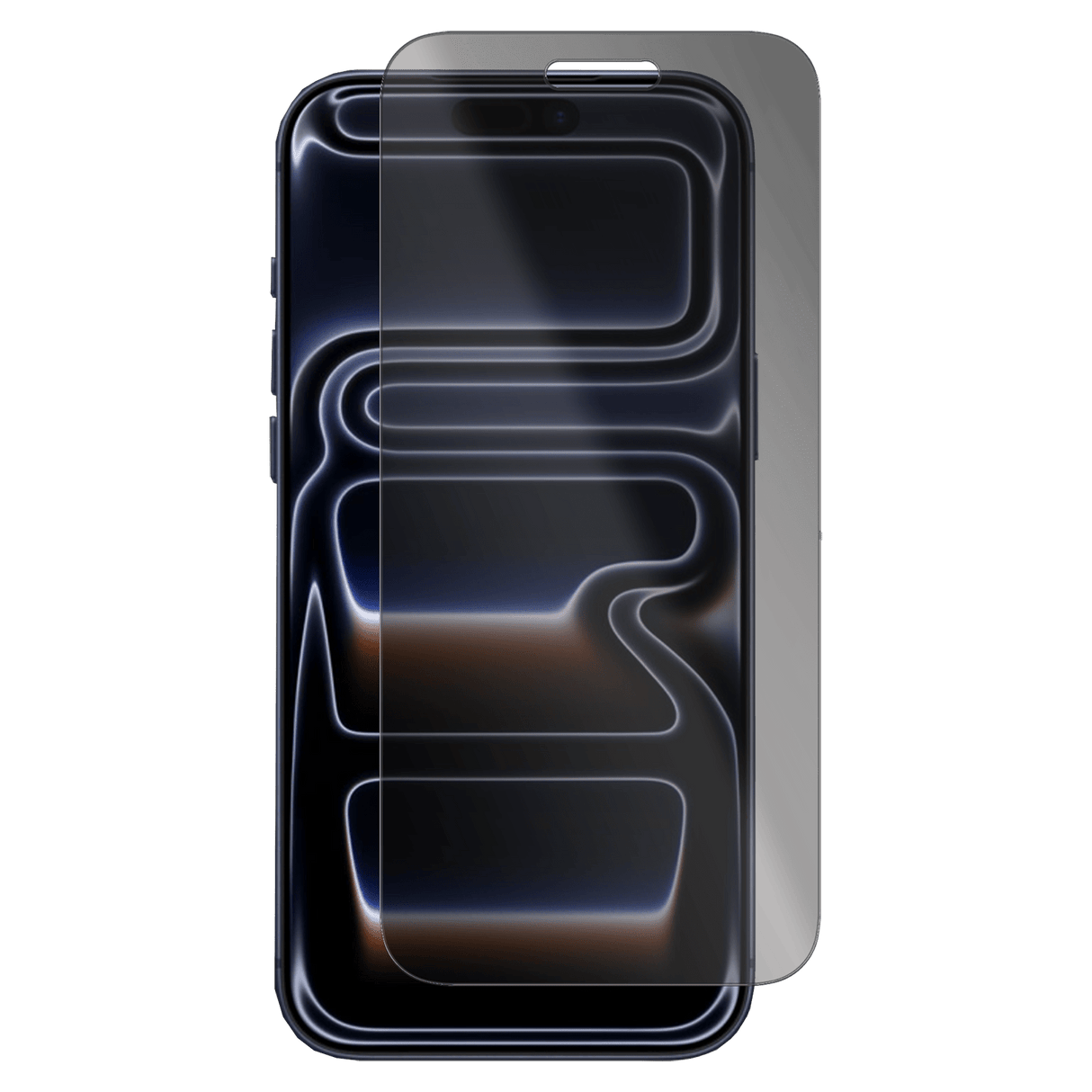 Gadget Guard 2-Way Privacy Glass Screen Protector for Apple iPhone 17 Pro Max and iPhone 16 Pro Max - Clear