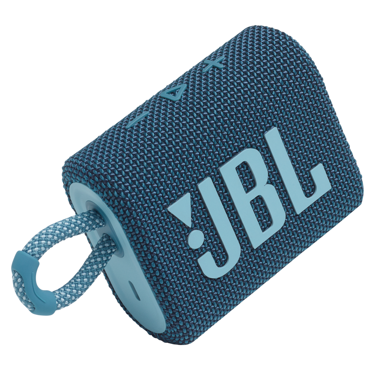 Jbl - Go 3 Waterproof Bluetooth Speaker - Blue