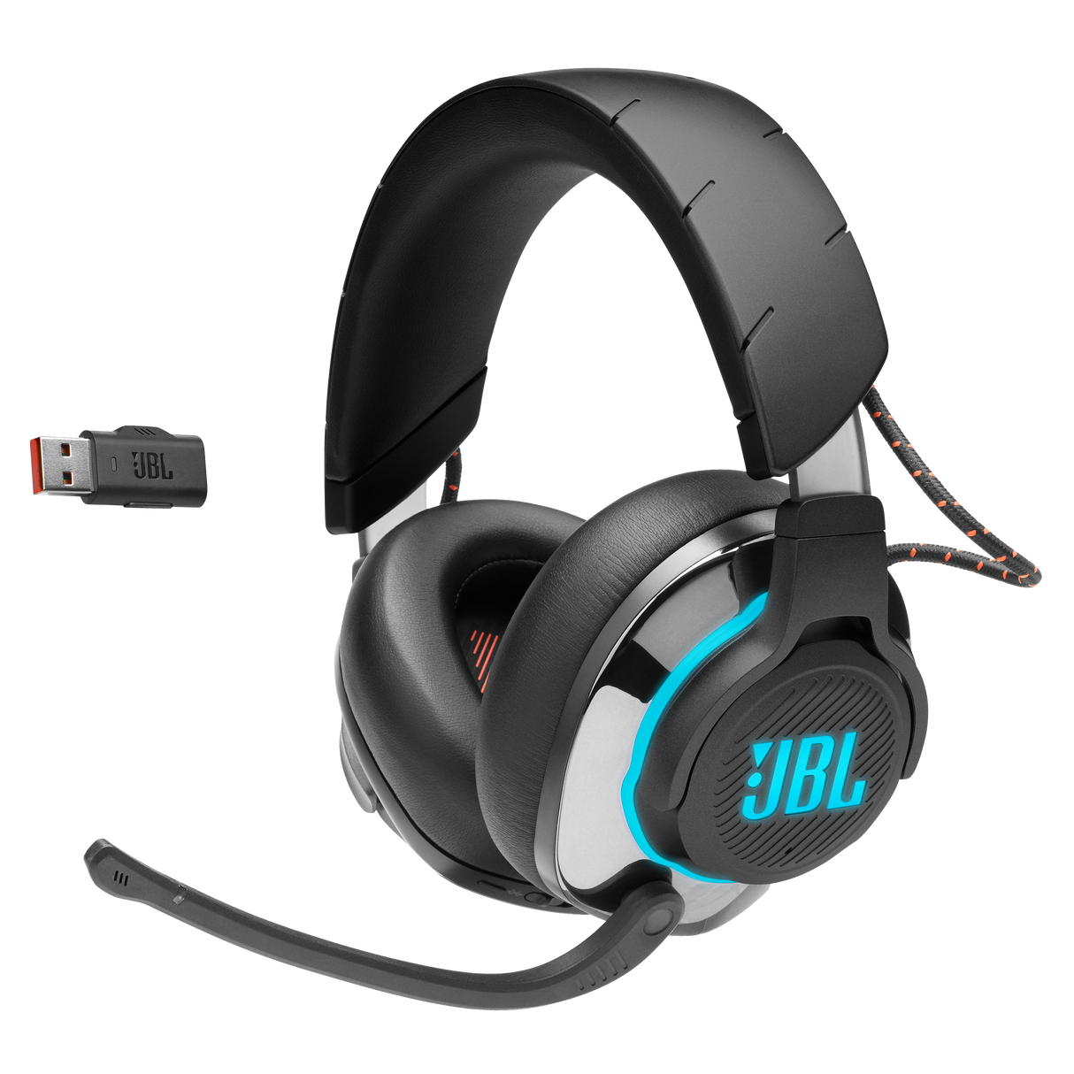 Jbl - Quantum 810 Noise Cancelling Wireless Bluetooth Over Ear Gaming Headset - Black